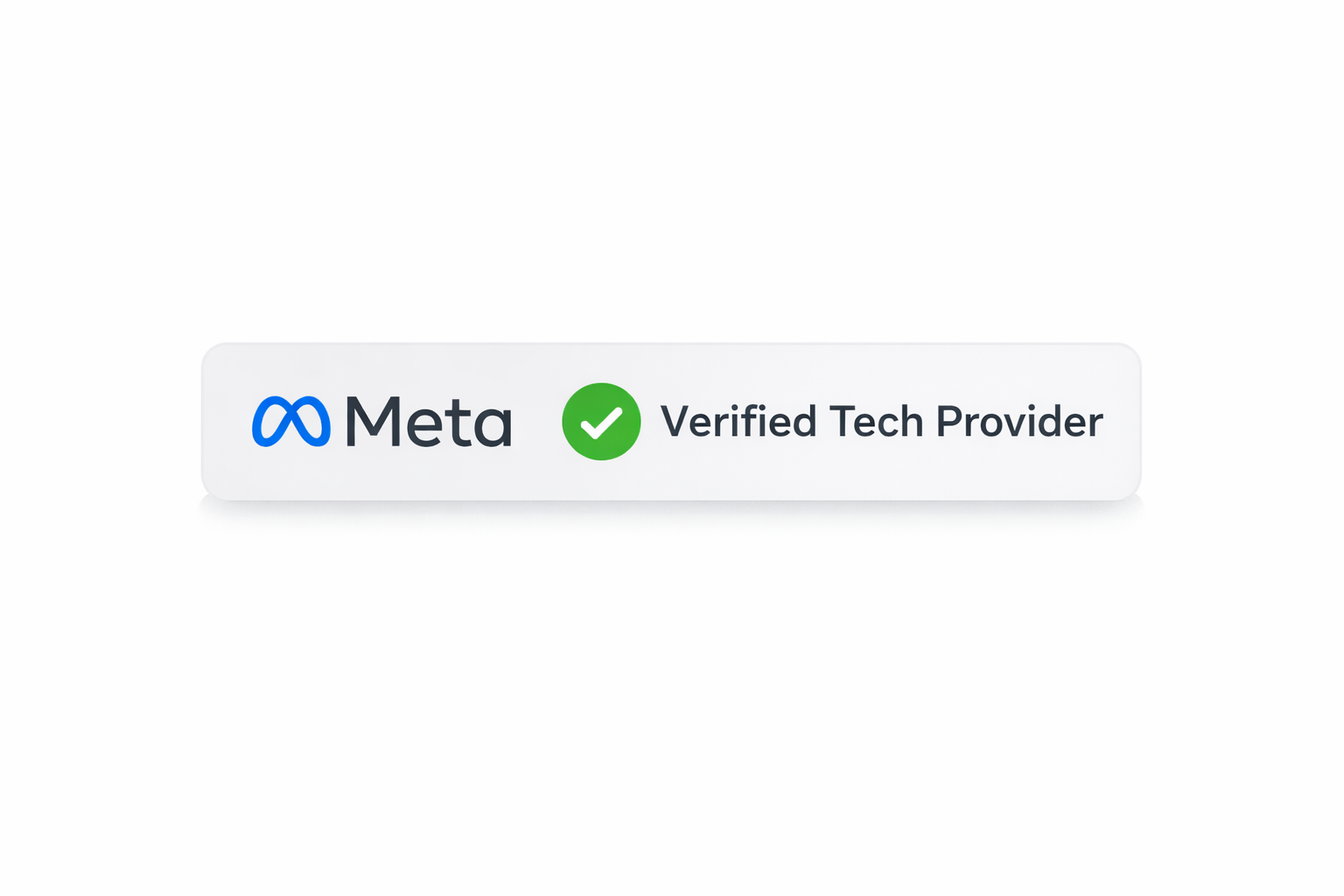 Meta Verified Tech Provider Badge